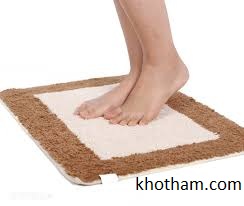 Thảm chùi chân bằng len